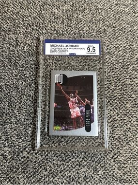 Bulls Michael Jordan Graded Sicker CCG 9.5